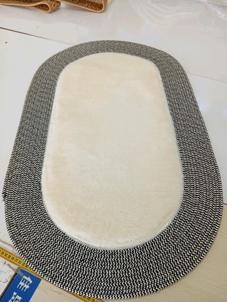 jüt banyo paspası peluş - 4