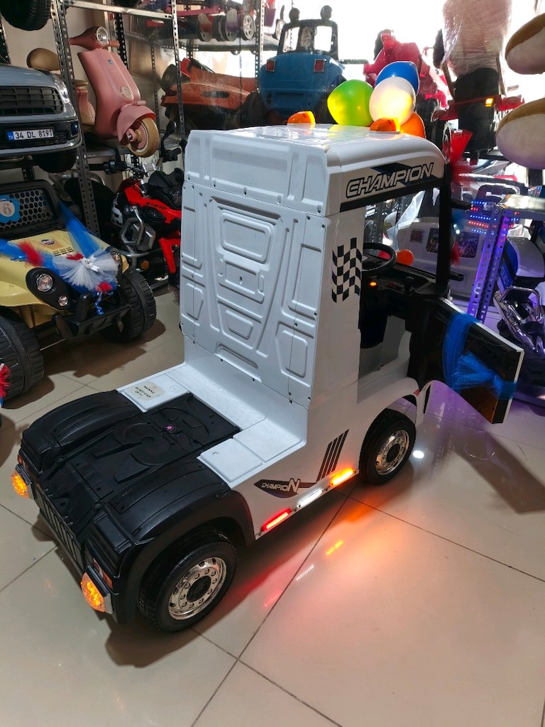 (AnkaCar çocuk oto galeri)MERCEDES 3 İLERİ 2 MOTOR AKÜLÜ ARABA TIR - 5