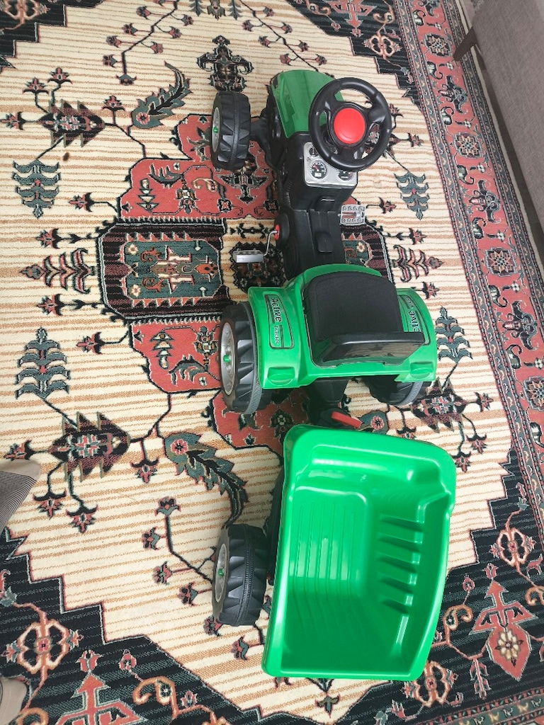 römorklu pedallı traktör - 2