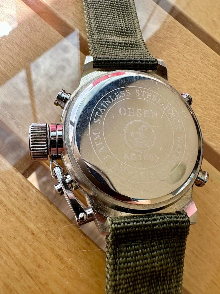 Ohsen Analog Dijital Nato Kayışı Kol Saati - 4