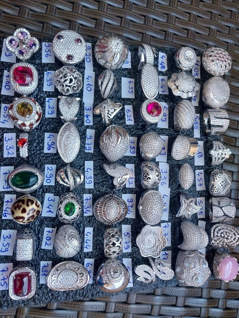 925 Ayar Gümüş Yüzükler GRAM 200 LİRA Sıfır Ürün Hiç Kullanılmadı - 4