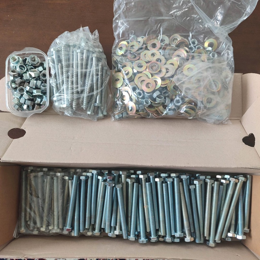 Sıfır Vida somun pul çeşitleri *12.5 kg - 4