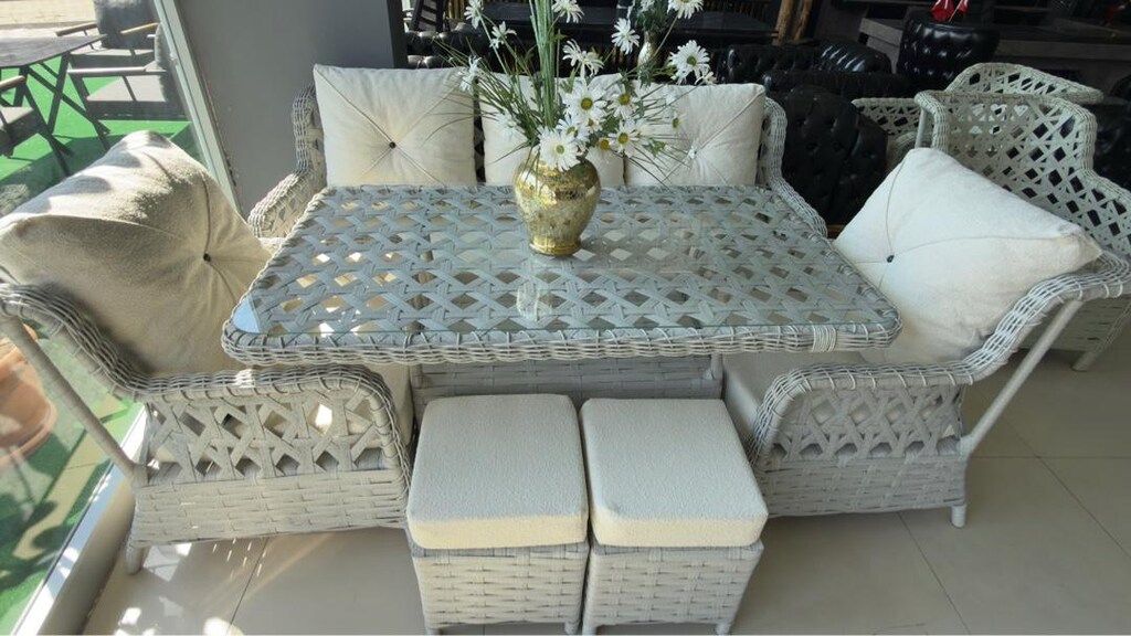 Rattan bahçe balkon takımı - 5
