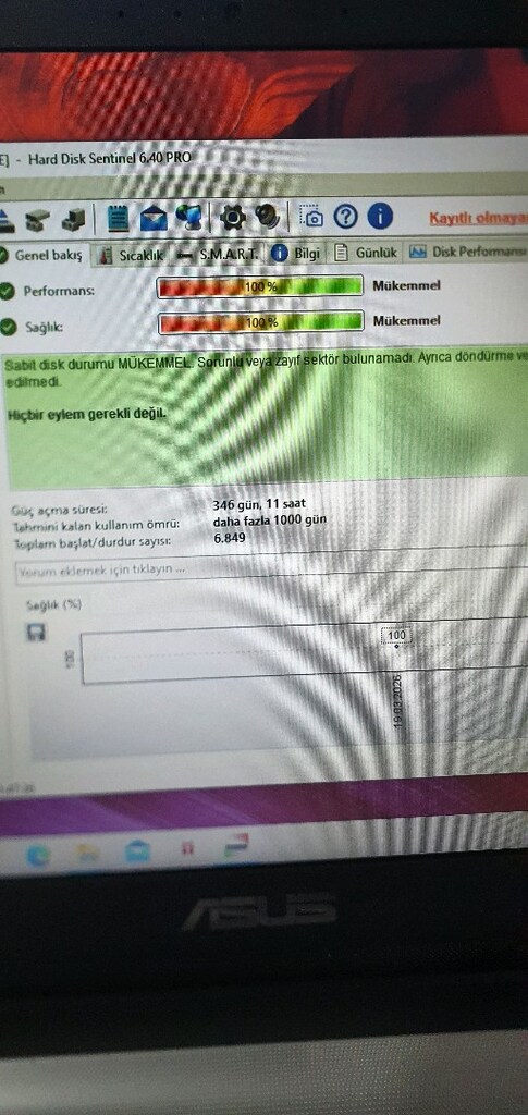 1TB HGST 7200RPM Laptop Harddisk – %100 Sağlık / Hızlı Model - 3
