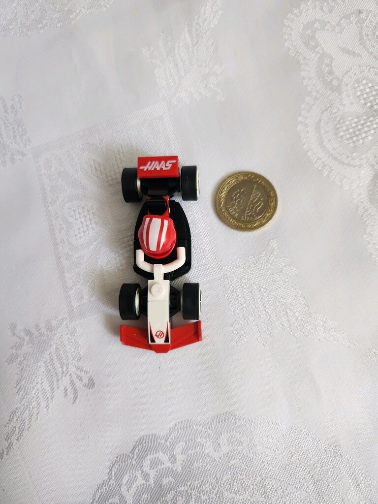 LEGO 71049 Minifigures formula F1 Race Cars NO:10 HAAS yarış arabası - 4
