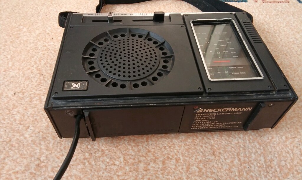 Neckermann marka vintage radyo - 4