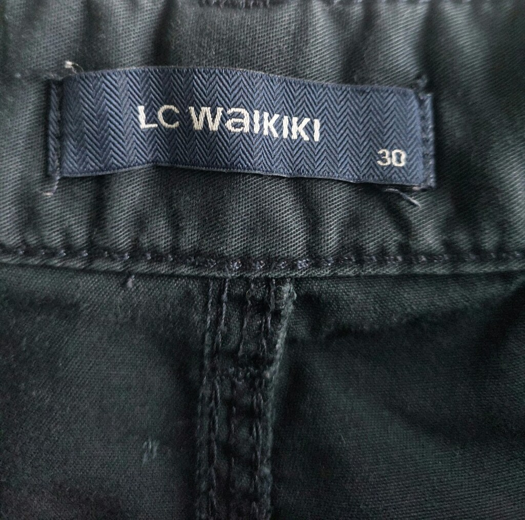 LCW erkek kargo cepli lacivert kapri - 8