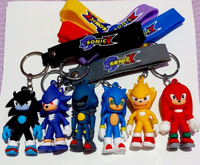 Kirpi Sonic Slikon Anahtarlık
