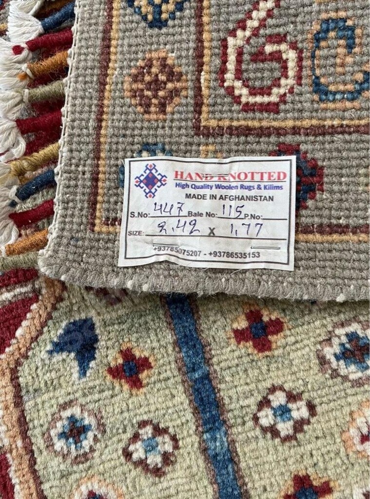 Afgani Sultani El Dokuma Yüne Yün Kök Boyama - 4
