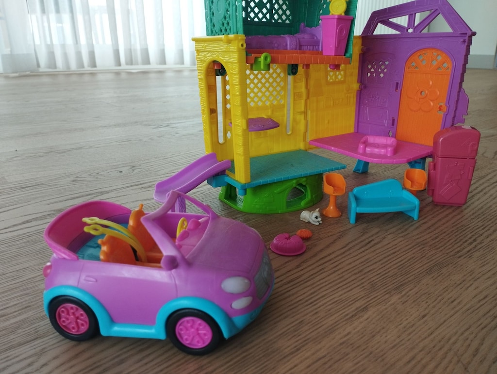 Polly Pocket Eğlence Evi ve Arabası - 7