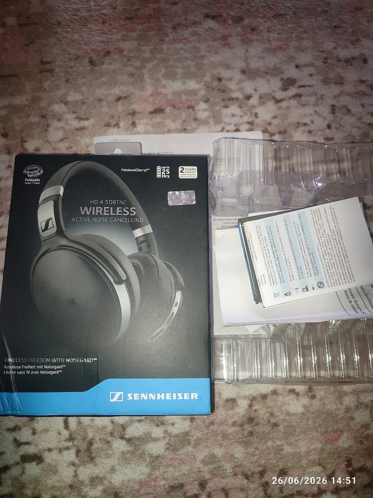 sennheiser HD 4.50 BT NC sıfırdan farksız kutulu faturalı - 12