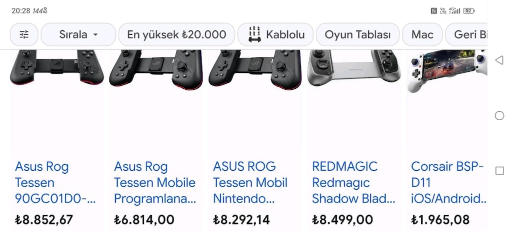 Siyah ROG Oyun Kolu - 12