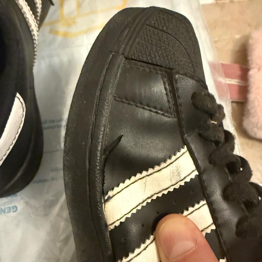 Adidas Superstar Siyah Bağcıklı Spor Kadın Sneaker 38.5 no - 9