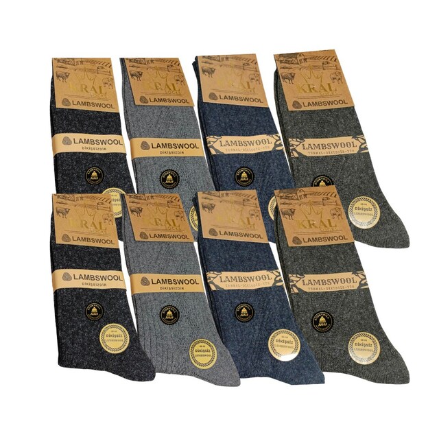 Toptan Çorap Premium Lambswool Kışlık Yün Çorap
