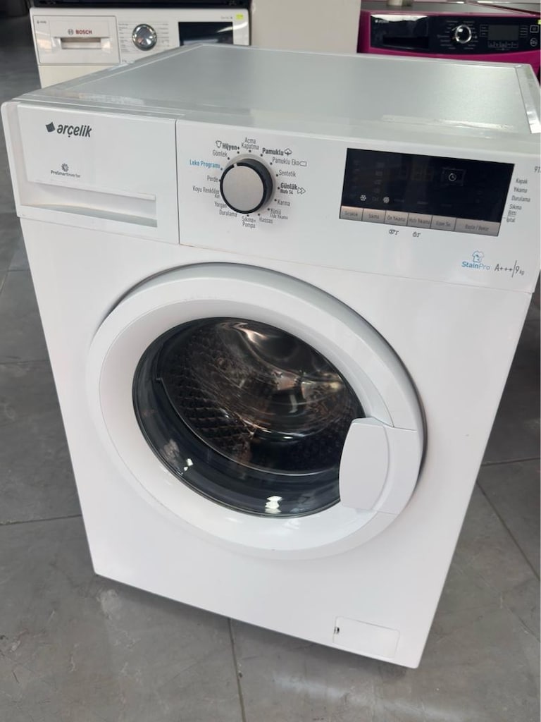 Arçelik 9 Kg ProSmart İNVERTIR Çamaşır makinesi ADRESE TESLİM - 5