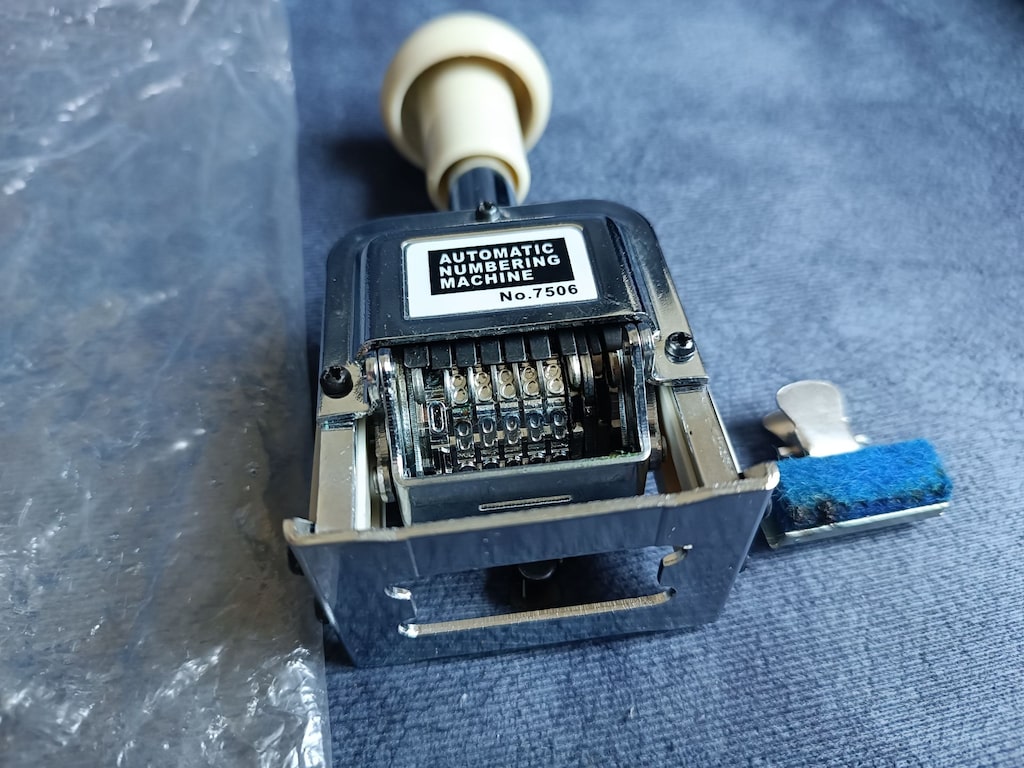 Otomatik Numaralama Makinesi / Numaratör Otomatik 6 Hane (7506) - 4