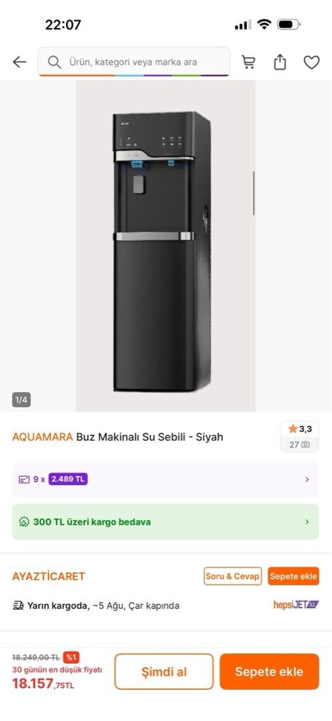 aquamara buz yapan su sebili - 4