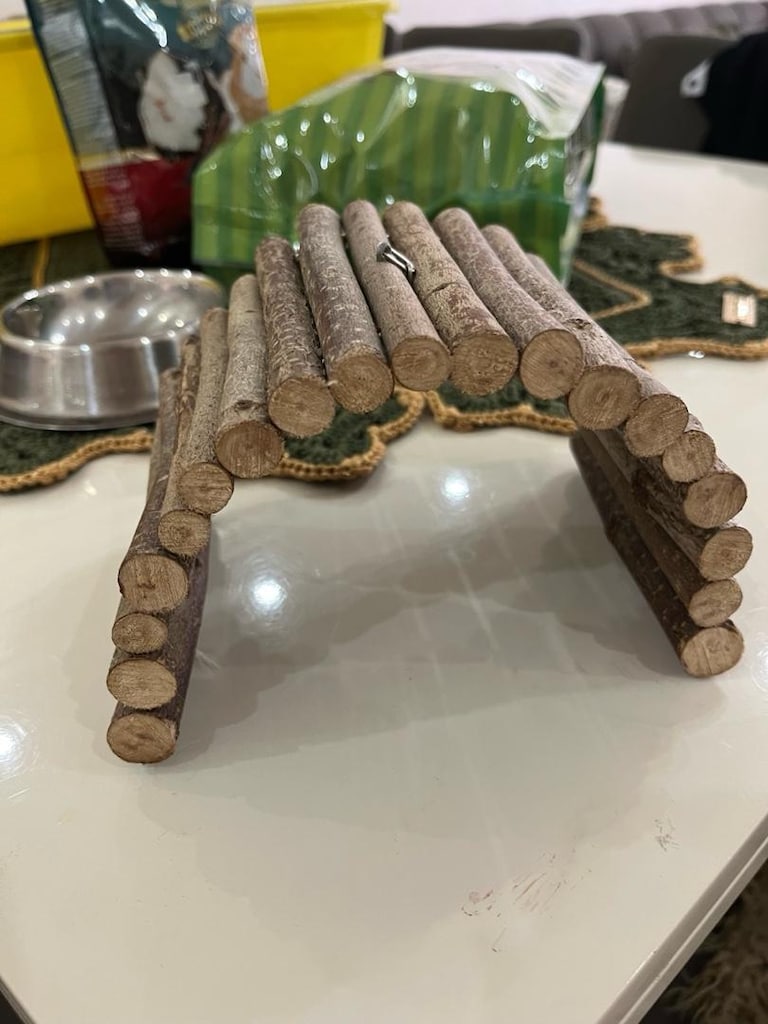 Ginepig ve tavşan kafesi boyutu 60x35 - 3
