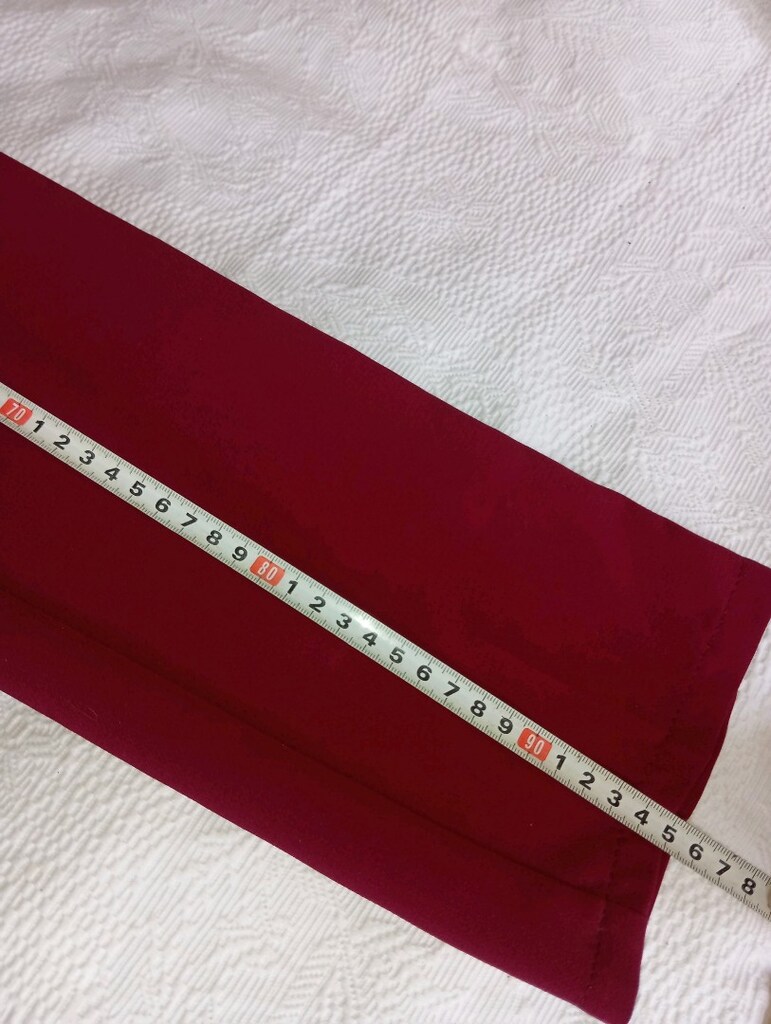 Bordo Klasik Kadın Pantolon - 6