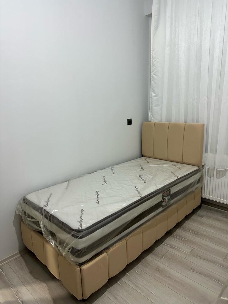 ultra lüks tek kişilik baza başlık petli yatak sıfır ürün ambalajında - 3