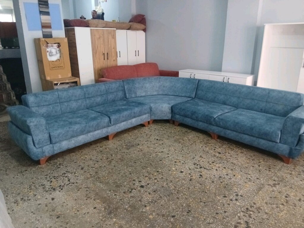 sıfır döşeme L koltuk köşe takımı 3.30x3.30 ölçü - 4