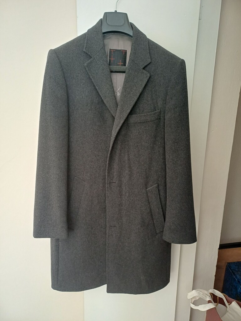 Pierre Cardin erkek yün-kaşmir palto.