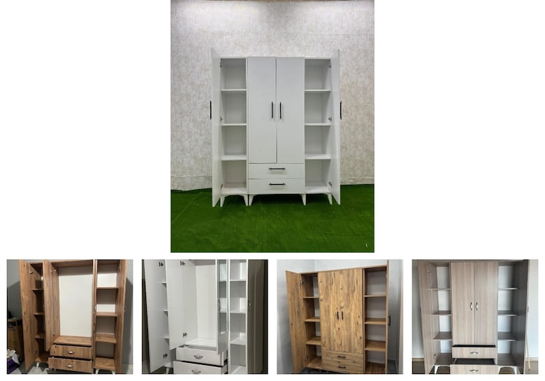 4 kapaklı elbise dolabı izdrzmstjb - 2