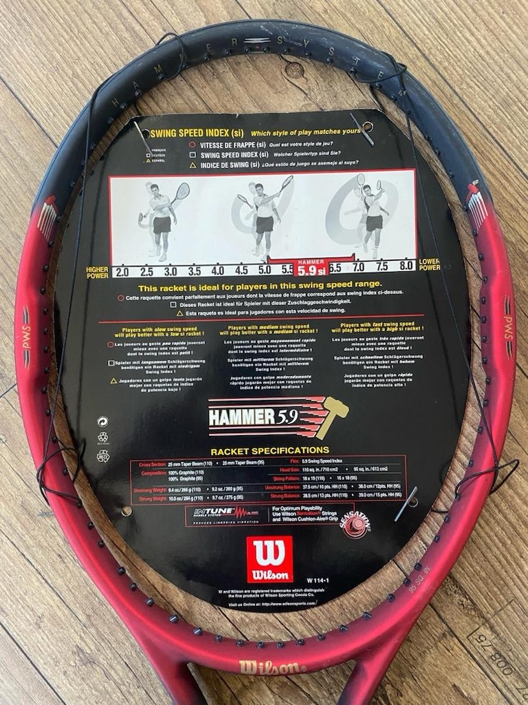 Wilson Hammer 5.9 95sq Tenis Raketi - 9