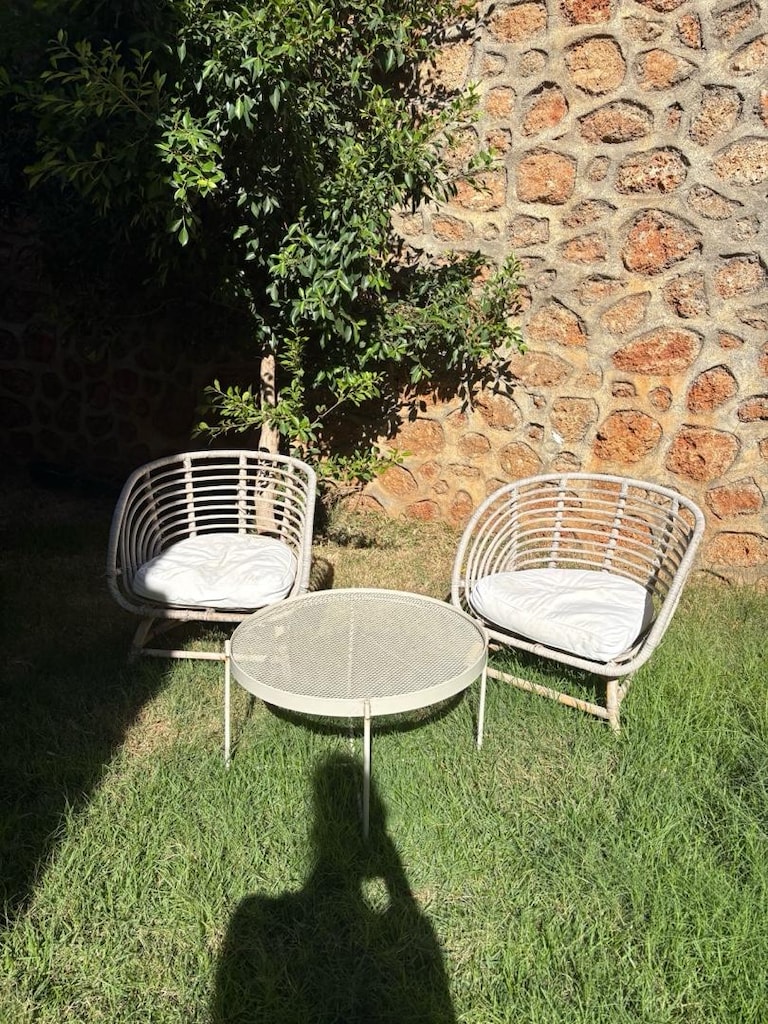 IKEA BUSKBO Rattan Koltuk Takımı + Yuvarlak Sehpa (Alanya Oba) - 2