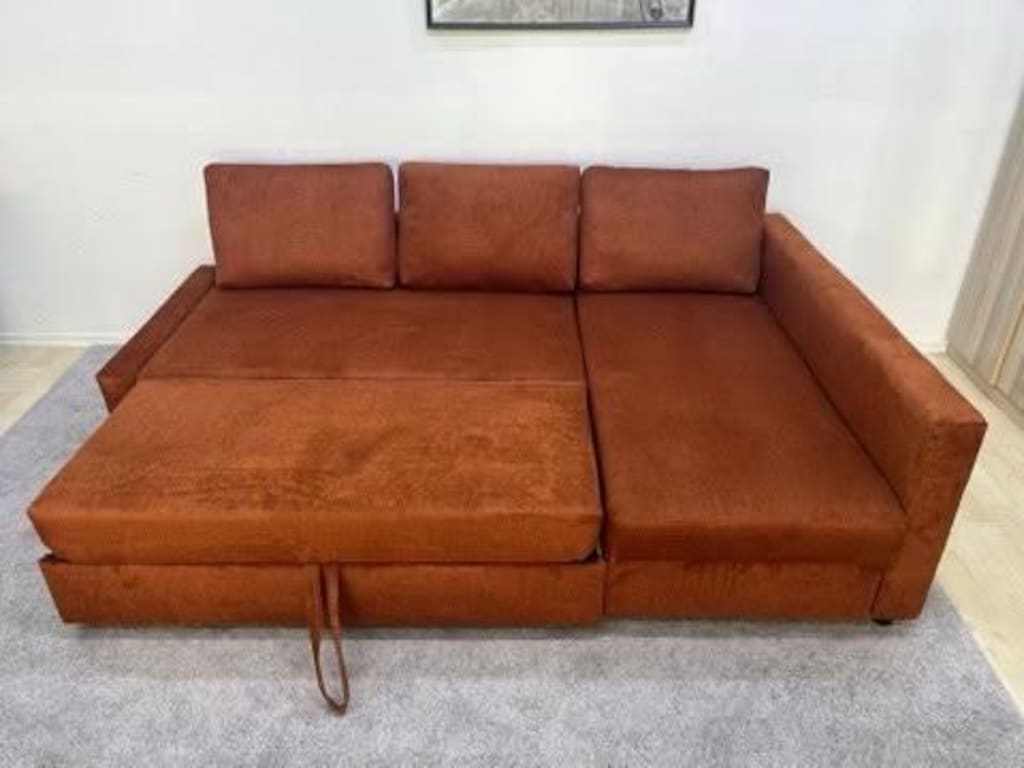 IKEA FRİHETEN SIFIR KAPLAMA YATAKLI BAZALI L KÖŞE KOLTUK KANEPE - 5