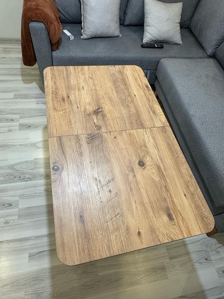 Şık Ahşap Masa( tavla masası ) Açılır Mekanizmalı Çok Temiz - 9