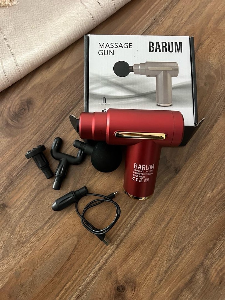 Barum Şarjlı Masaj Tabancası - Çok Temiz, Kutulu - 3