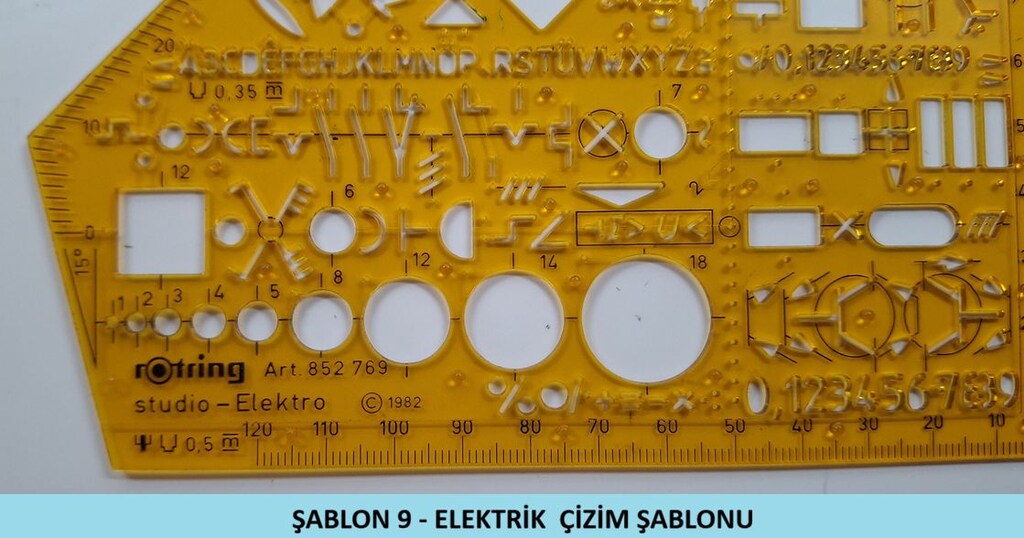 ROTRİNG RAPİD2- A3 Çizim Panosu, Çizim Şablonları, Kağıtları v.s. - 17