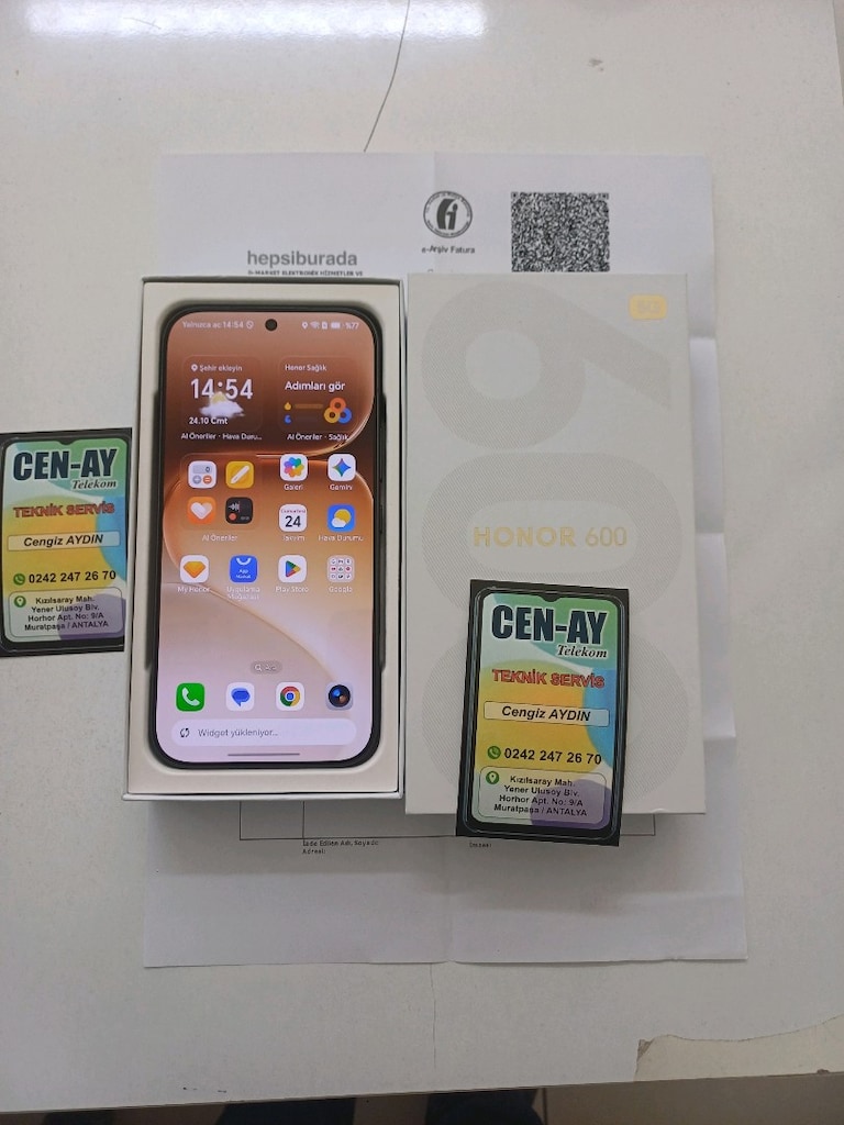 HONOR 600 5G 256GB HATASIZ 3AYLIK SİYAH RENK - 5