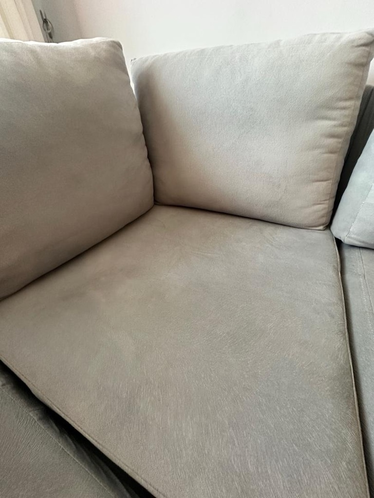 fuga marka köşe koltuk 240 cm x 200cm tay tüyü kumaş temiz kullanılmış - 12