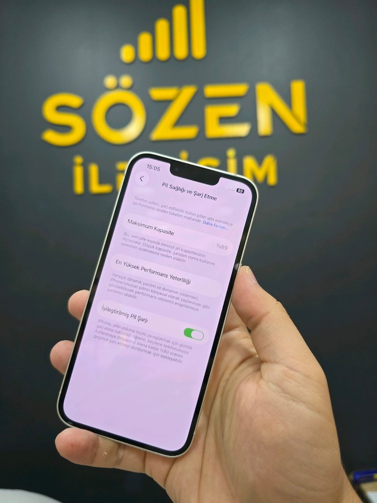 SÖZEN İLETİŞİM İPHONE 13 128GB PİL 89 14AY GARANTİLİ - 5