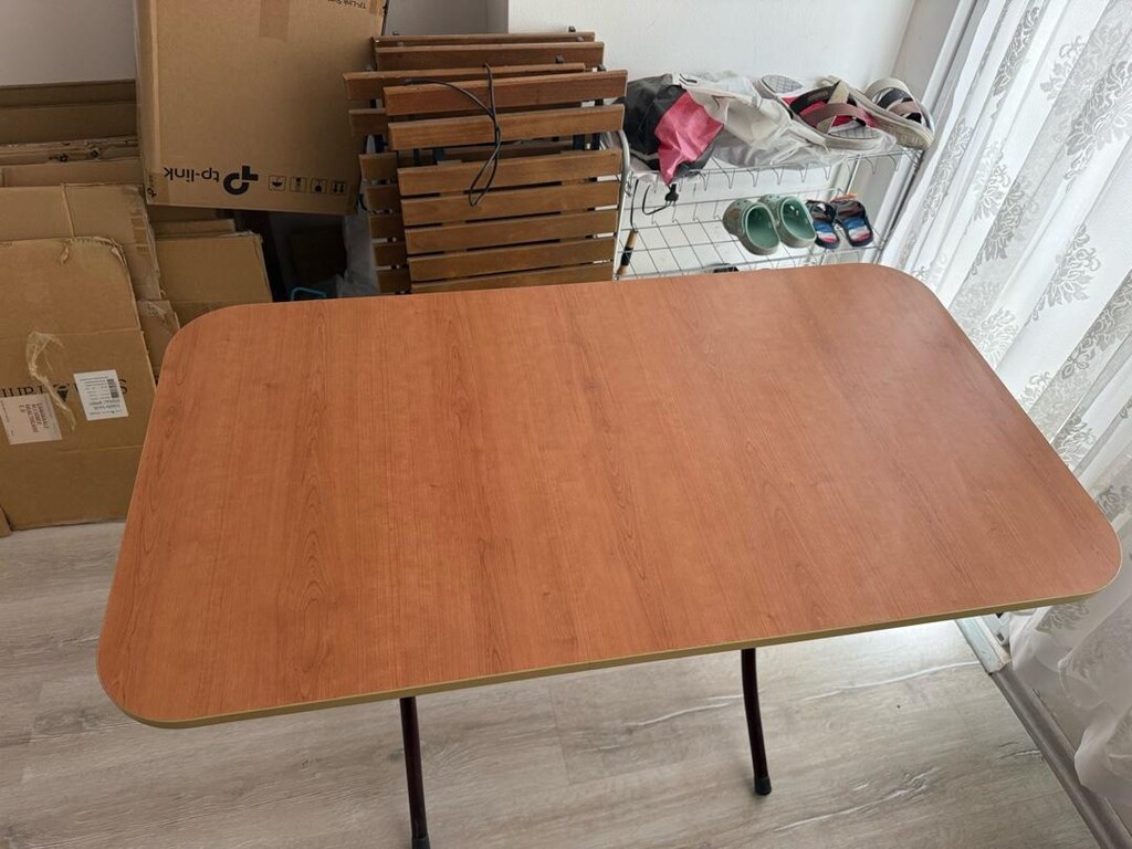 1 Katlanır masa 4 sandalye - 6