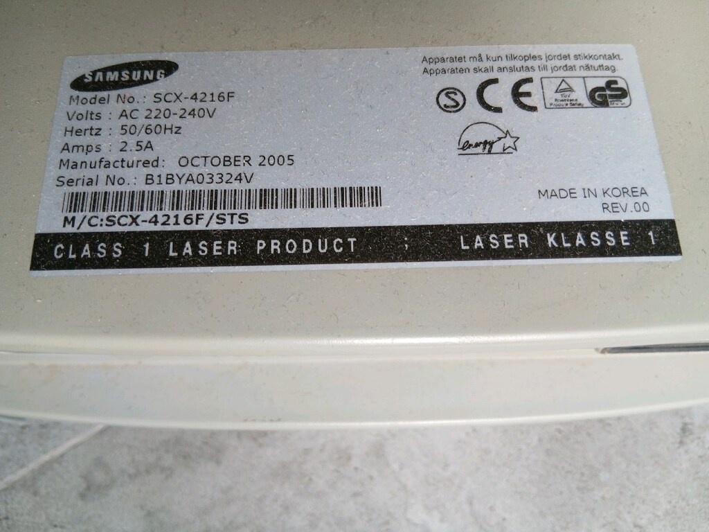 Samsung SCX 4216 F yazıcı - 2