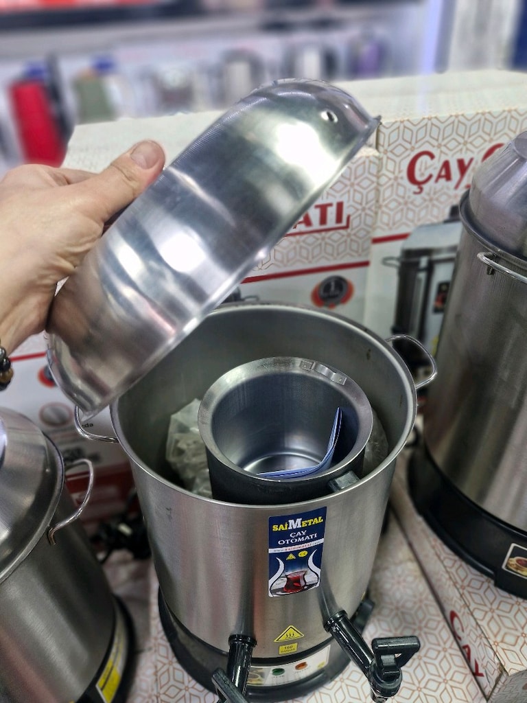Saim metal çay otomatı 60 bardak - 3
