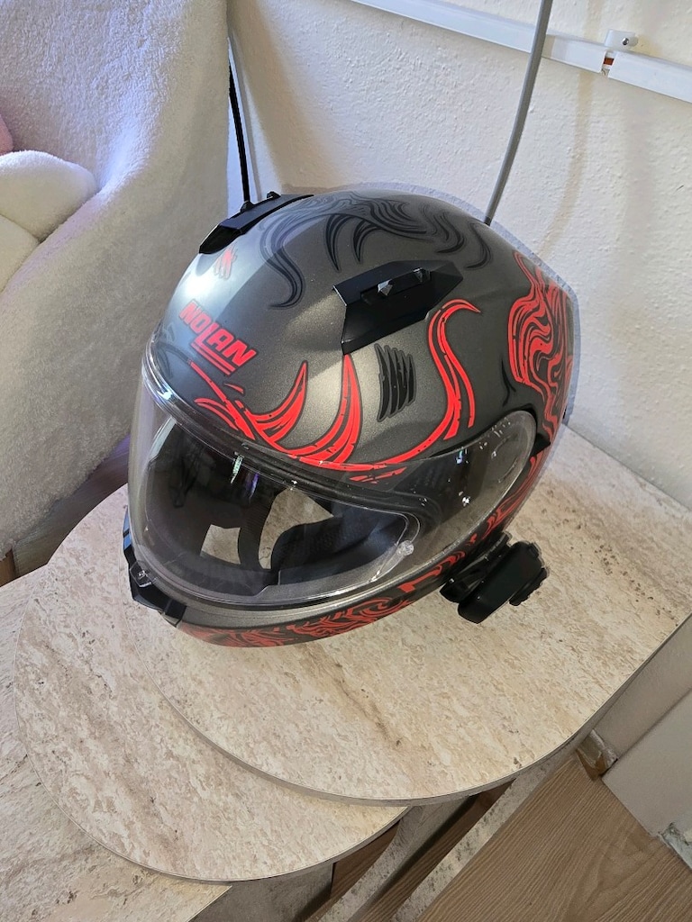 Nolan N60-6 kask Sena 5S interkom takılı - 5