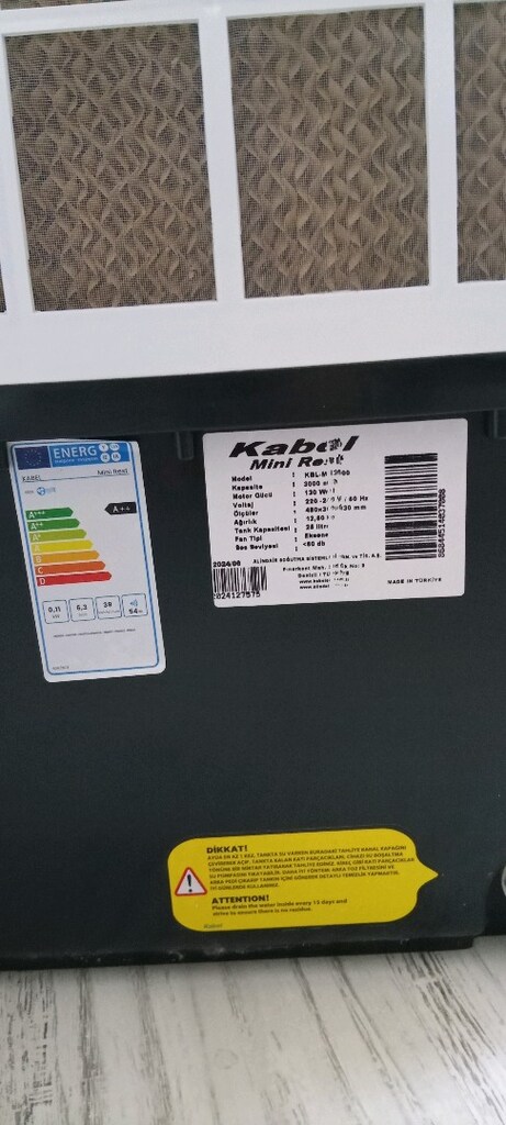 Kabel Mini Rest 3300 m³/H Hava Soğutucu (Elektrikli Klima) – Kumandalı - 5