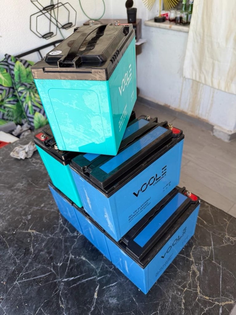 akü 12x80 amper 6 adet - 2