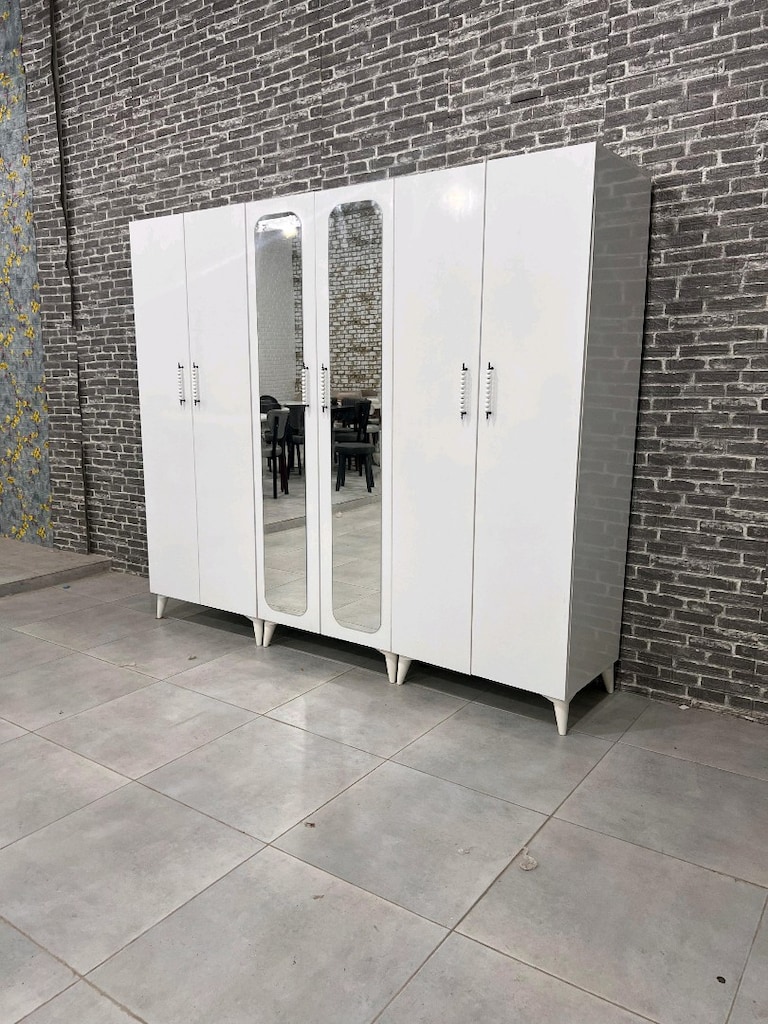 MDF 6 kapaklı elbise dolabı - 2
