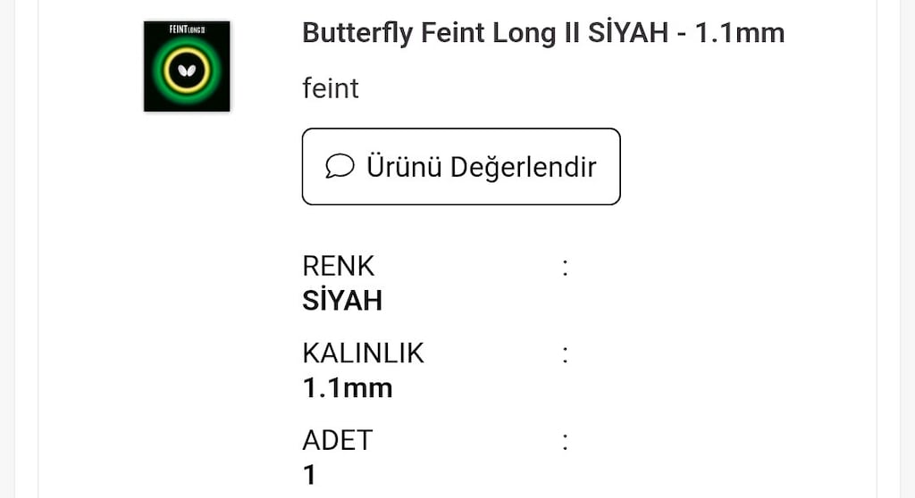 Masa Tenisi Lastiği 2 adet - 5