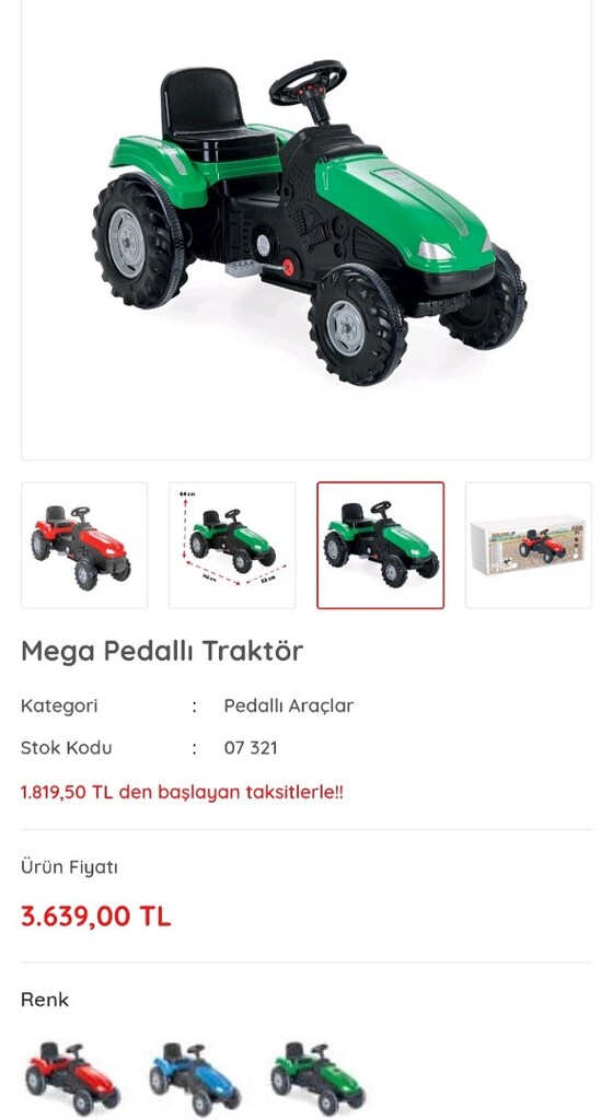 pilsan pedallı traktör - 5