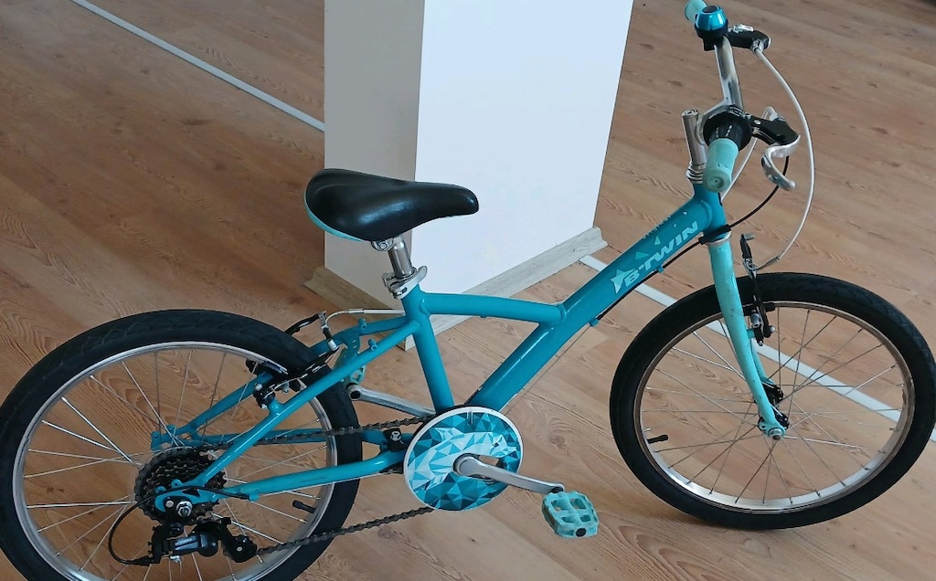 Btwin çocuk bisikleti 20 jant Decathlon YENİ GİBİ Ön Sepetli - 6