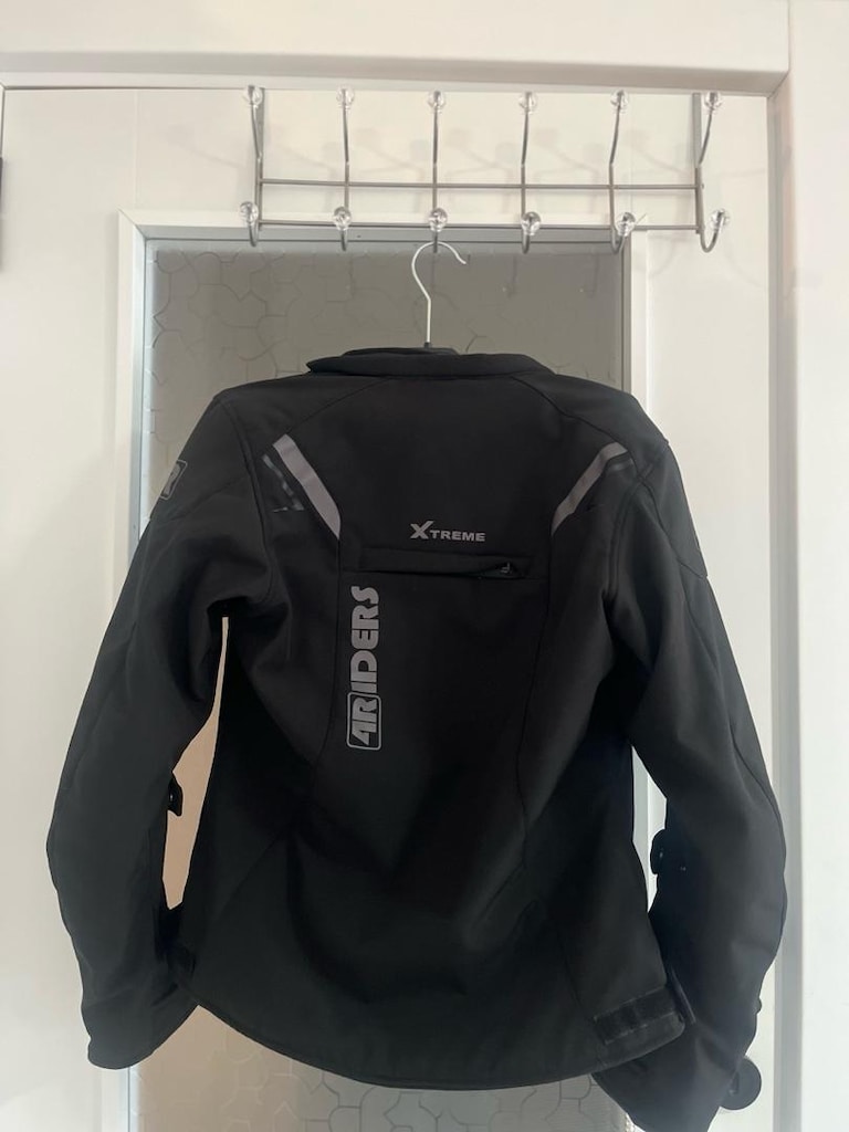 4Riders Rex Pro Korumalı Softshell Motosiklet Montu Siyah - 7