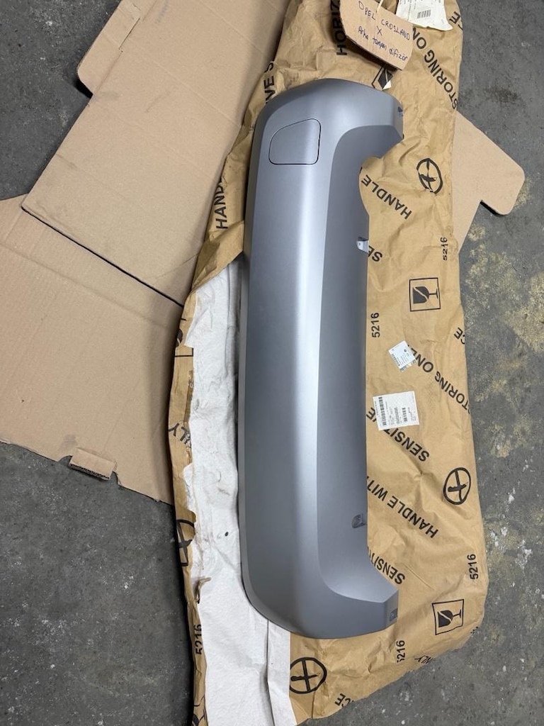 Opel Crossland X Arka Tampon Alt Kapağı Gümüş GM Orijinal 39122484 - 3 - 2