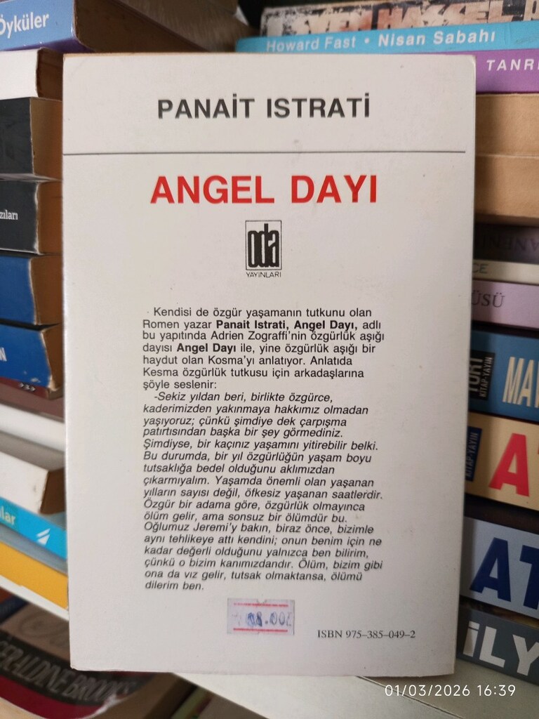 Angel Dayı - Panait Istrati (Dünya Klasikleri) - 5