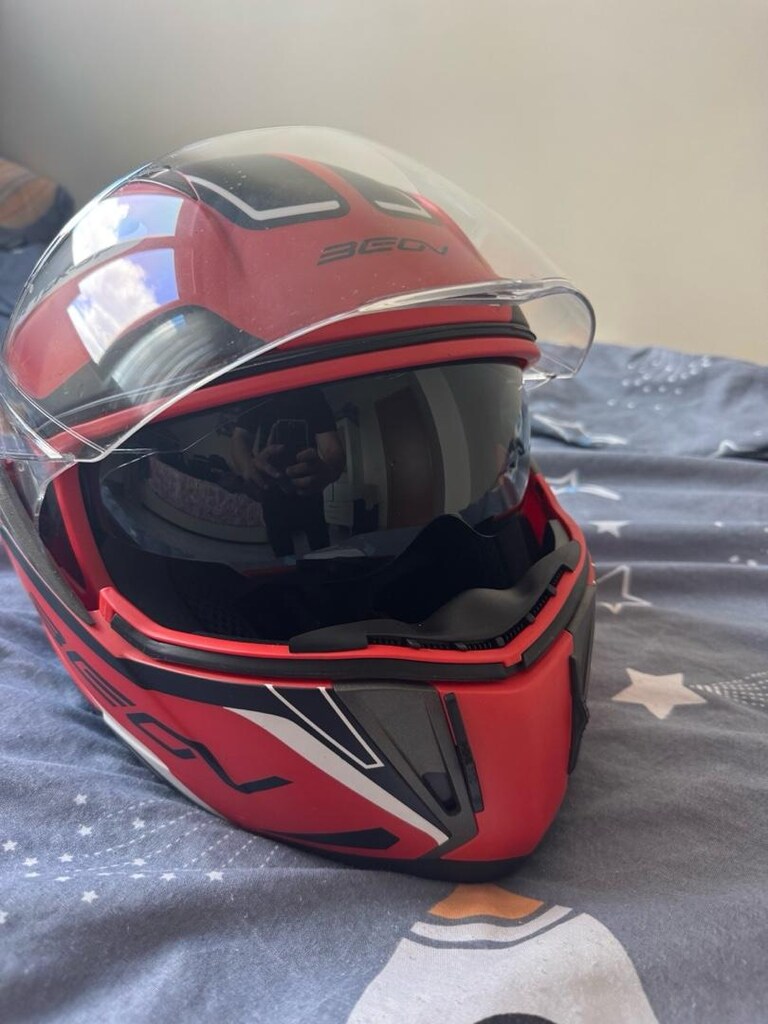 beon b700 çene açılır güneş gözlüklü kask - 3